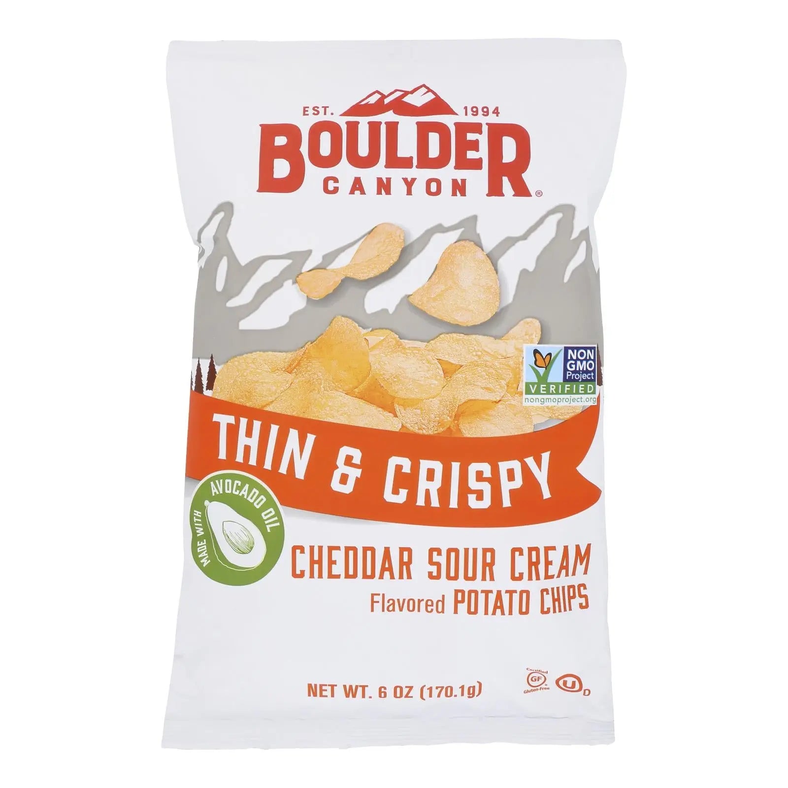 Boulder Canyon - Chip Ched Sr Cream Avo Oil - Case Of 12-6 Oz Boulder Canyon