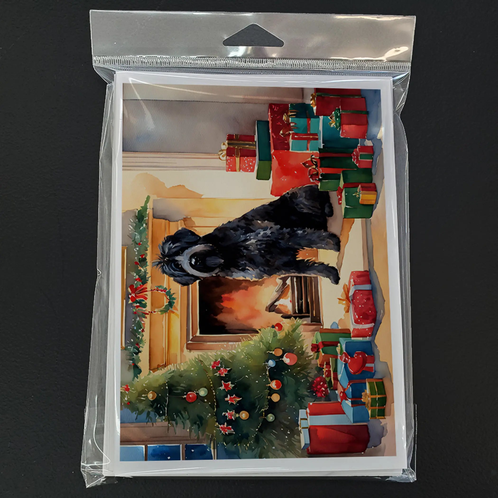 Bouvier des Flandres Cozy Christmas Greeting Cards Pack of 8 Caroline's Treasures