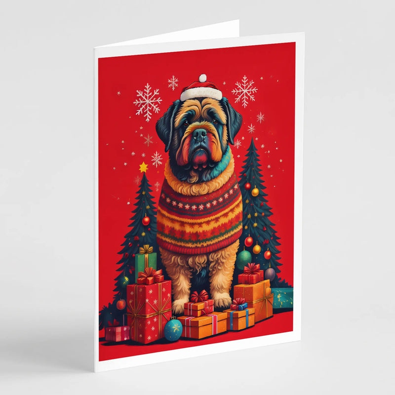 Bouvier des Flandres Holiday Christmas Greeting Cards Pack of 8 Caroline's Treasures