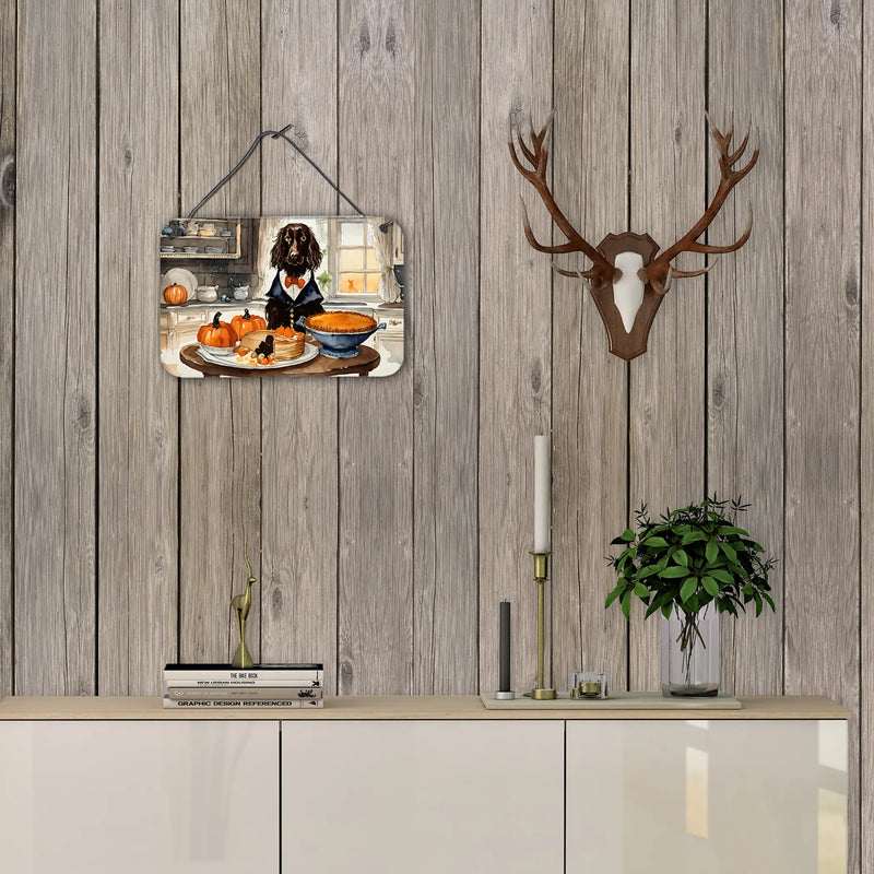 Boykin Spaniel Fall Kitchen Pumpkins Wall or Door Hanging Prints Caroline's Treasures