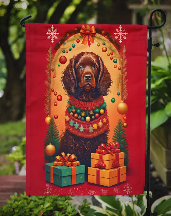 Boykin Spaniel Holiday Christmas Garden Flag Caroline's Treasures