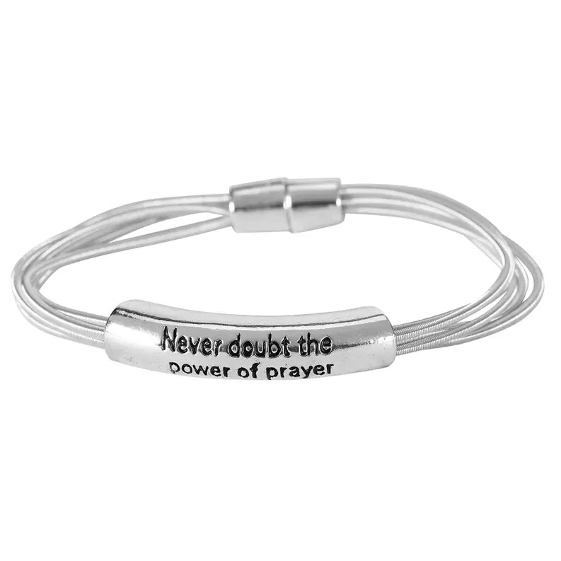 Bracelet Never Doubt The Power Of Prayer Dicksons Inc
