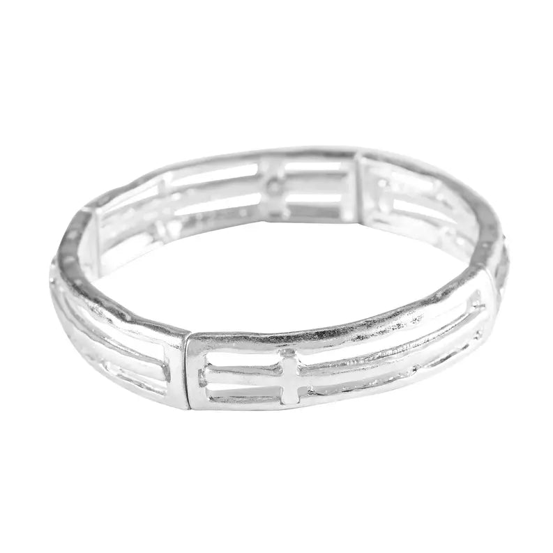 Bracelet Stretch Cross She Is Clothed Dicksons Inc