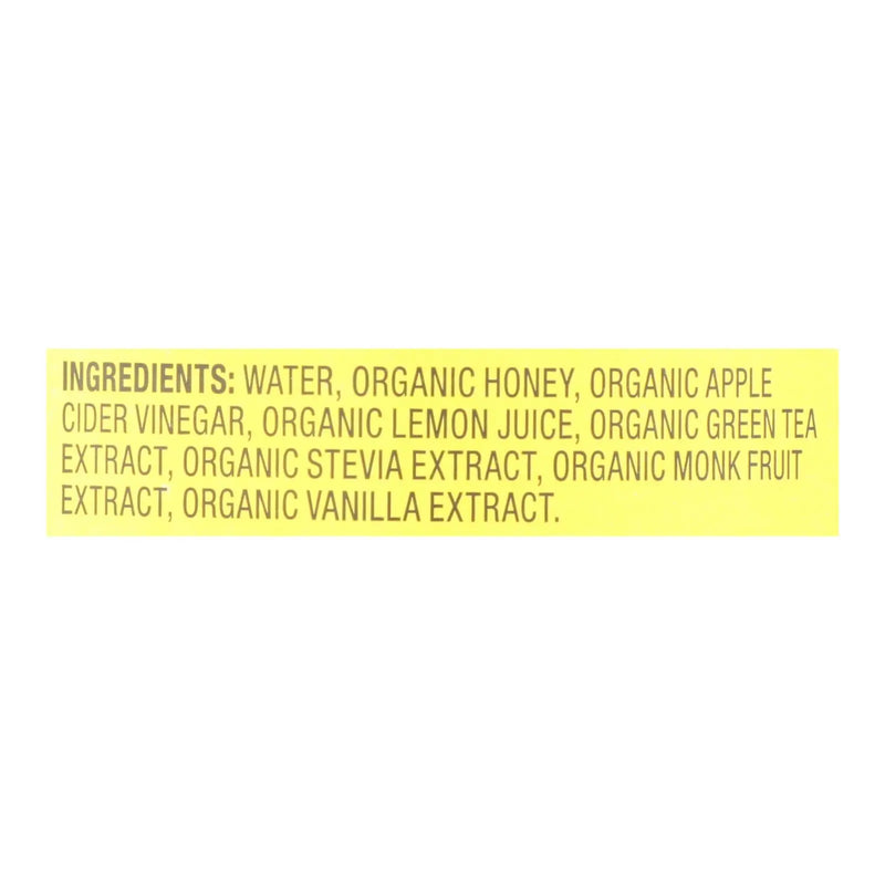 Bragg - Apple Cider Vinegar Honey Green Tea Refresh - Case Of 12-16 Fz Bragg