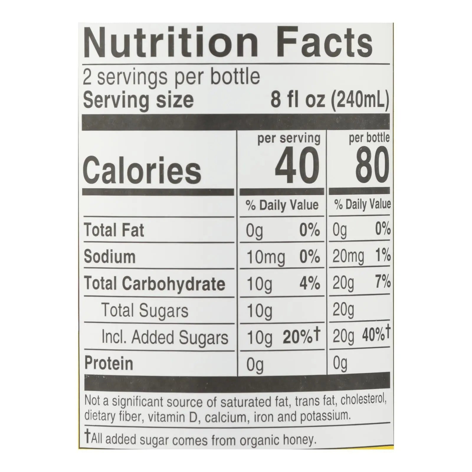 Bragg - Apple Cider Vinegar Honey Green Tea Refresh - Case Of 12-16 Fz Bragg