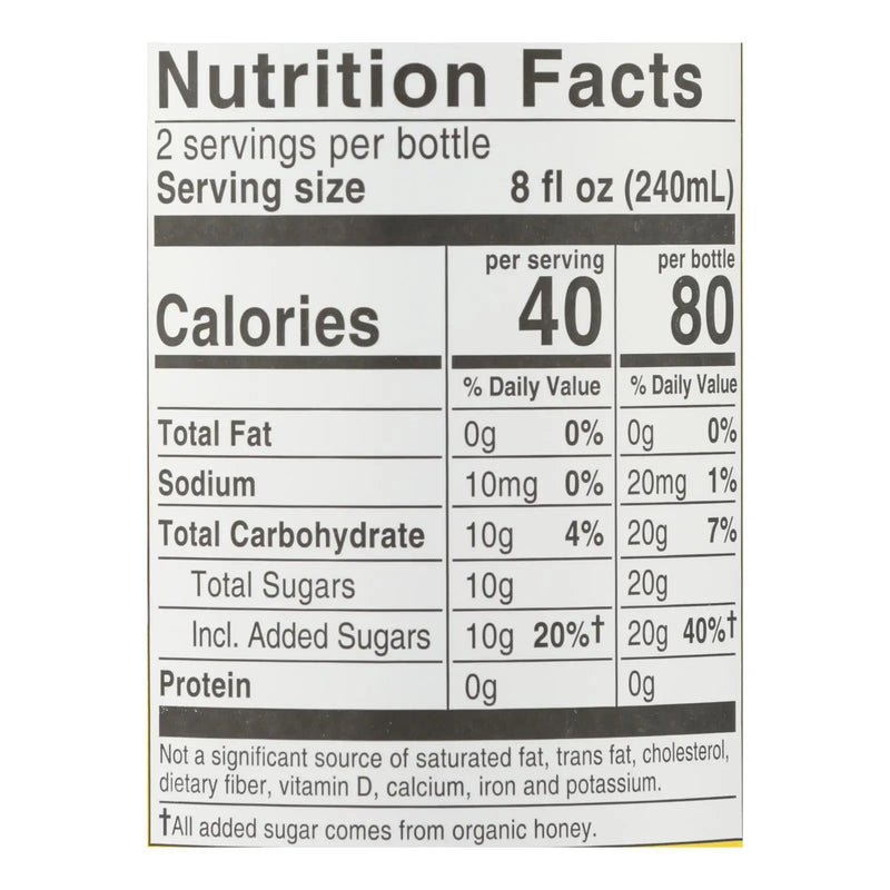 Bragg - Apple Cider Vinegar Honey Green Tea Refresh - Case Of 12-16 Fz Bragg