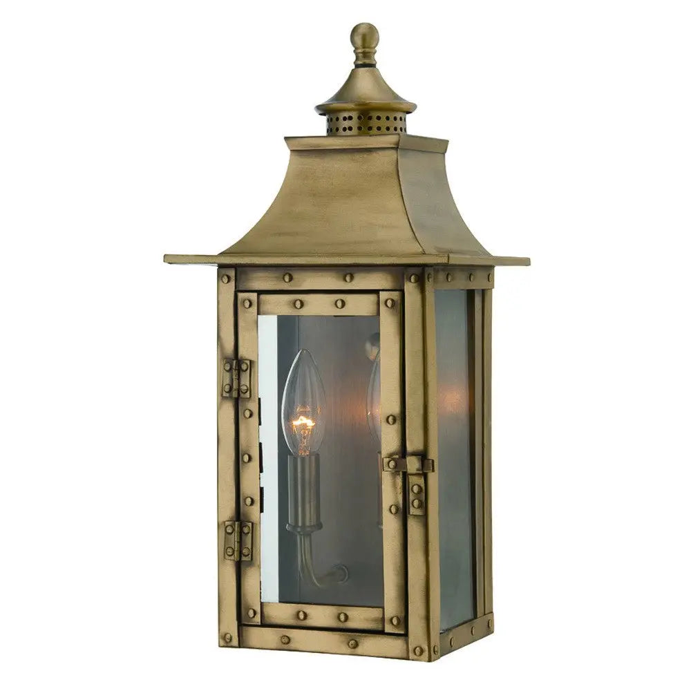 Brass And Clear Two Light Transparent Dimmable Outdoor Hanging Lights With Brass And Clear Shades Homeroots Outdoor