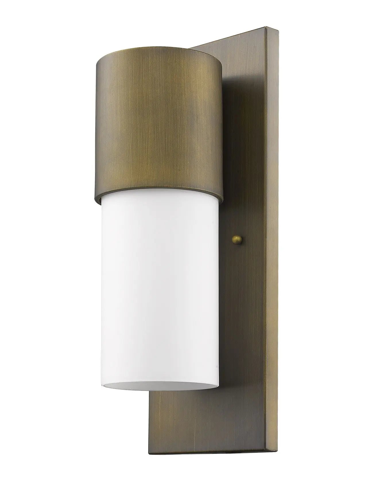 Brass And White Frosted Dimmable Outdoor Hanging Light With Brass And White Shades Homeroots Outdoor