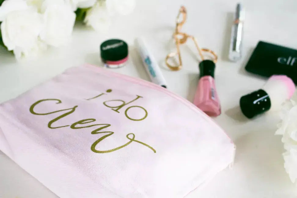 Bride/Bridesmaid Makeup Bag in Canvas Samantha Margaret