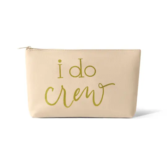 Bride/Bridesmaid Makeup Bag in Faux Leather Samantha Margaret