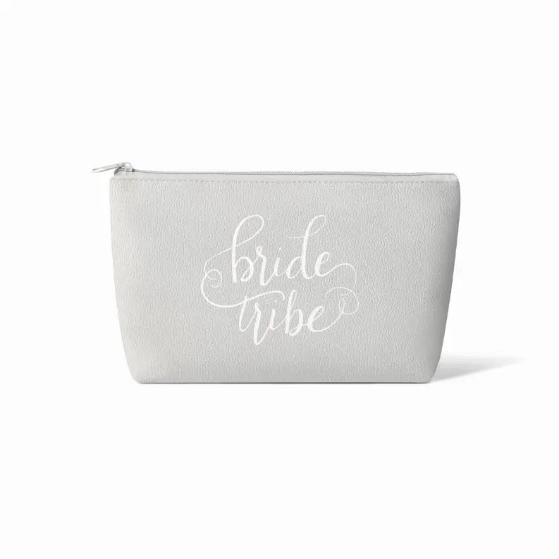 Bride/Bridesmaid Makeup Bag in Faux Leather Samantha Margaret