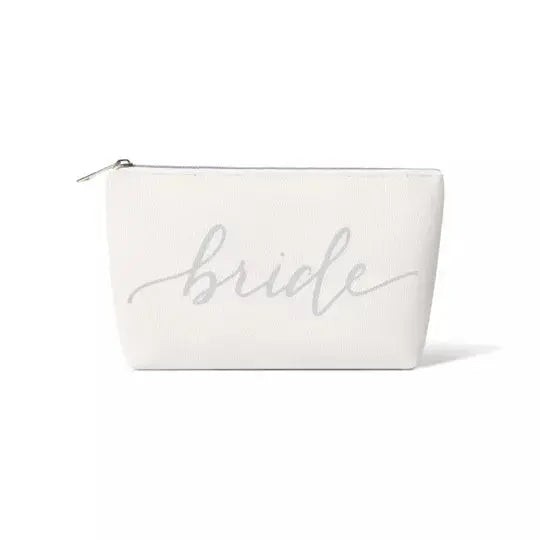 Bride/Bridesmaid Makeup Bag in Faux Leather Samantha Margaret