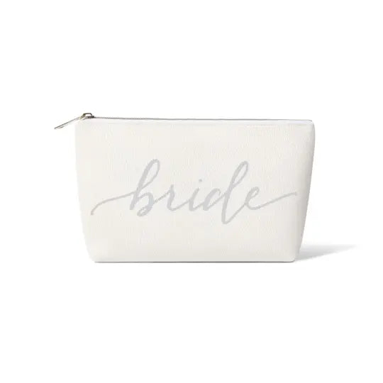 Bride/Bridesmaid Makeup Bag in Faux Leather Samantha Margaret
