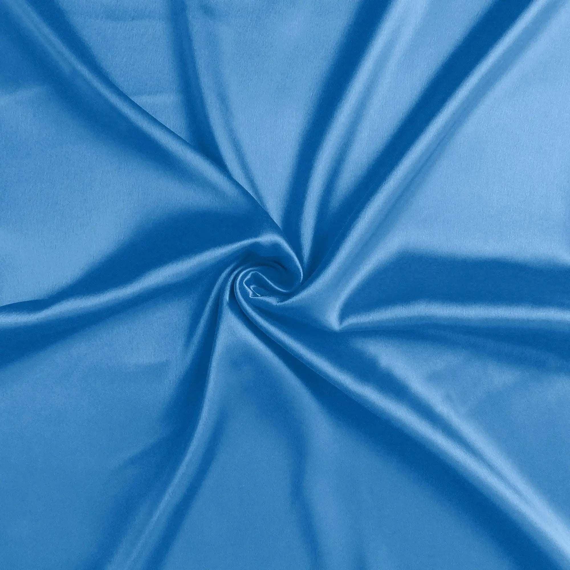 Bright Blue Dreamy Set Of 2 Silky Satin Standard Pillowcases Homeroots Bed & Bath