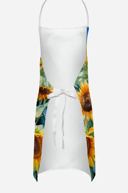 Brittany Spaniel in Sunflowers Apron Caroline's Treasures