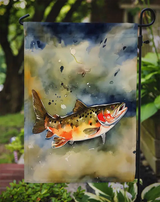 Brook Trout Garden Flag Caroline's Treasures
