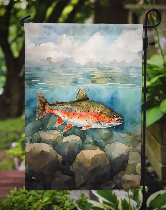 Brook Trout Garden Flag Caroline's Treasures