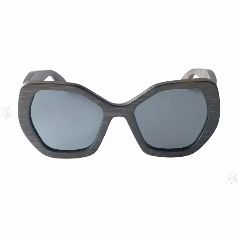 Brooklyn Wood hexagonal Sunglasses Woodensun