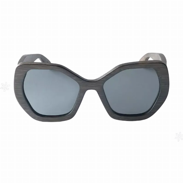 Brooklyn Wood hexagonal Sunglasses Woodensun
