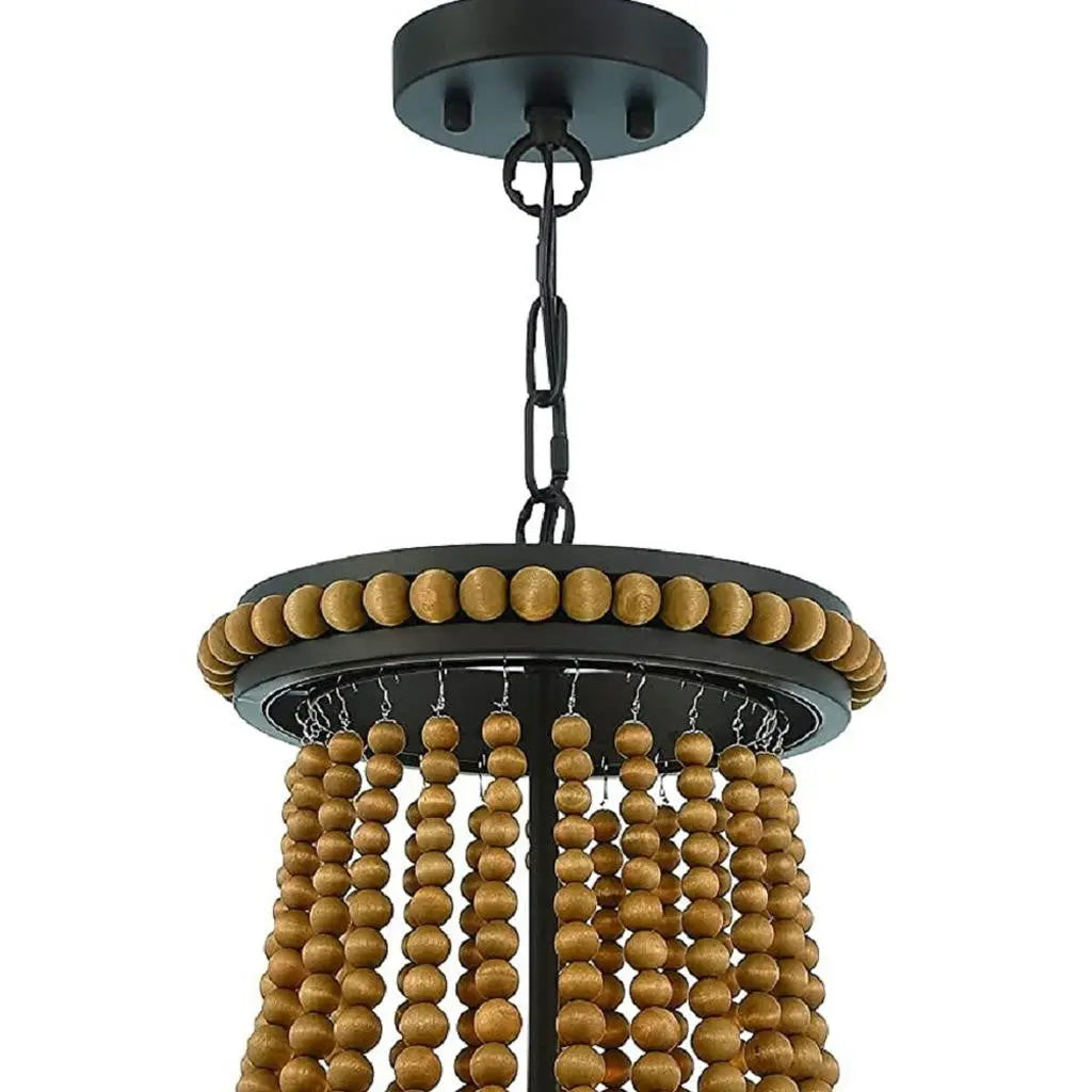 Brown And Black Candle Style Three Light Metal Dimmable Chandelier Homeroots Lighting