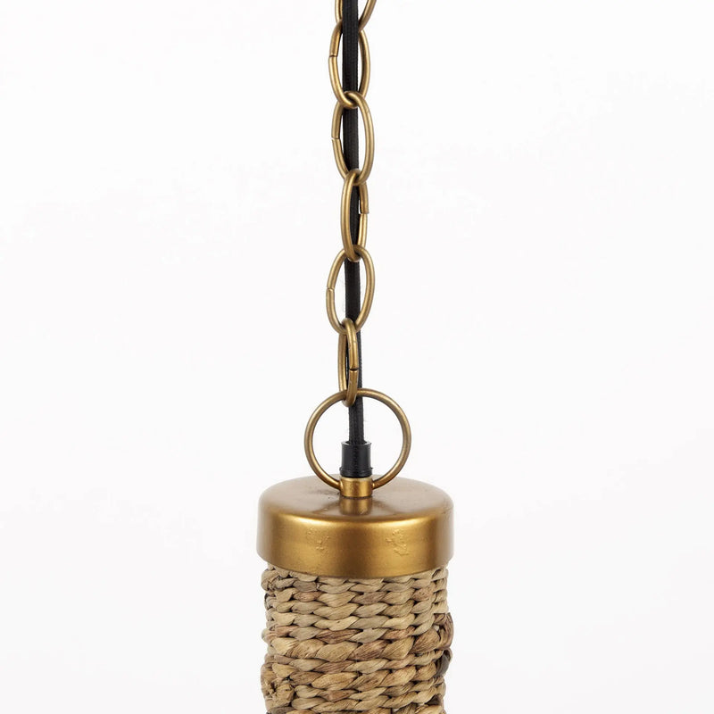 Brown Metal Single Ceiling Light With Brown Shades Homeroots Lighting