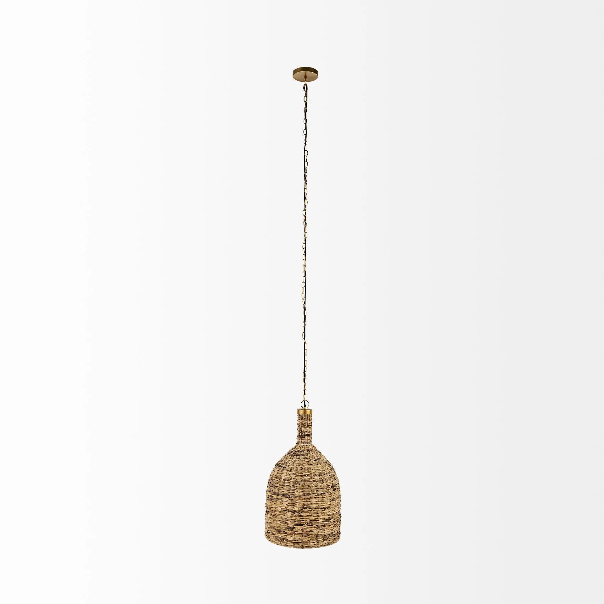 Brown Metal Single Ceiling Light With Brown Shades Homeroots Lighting