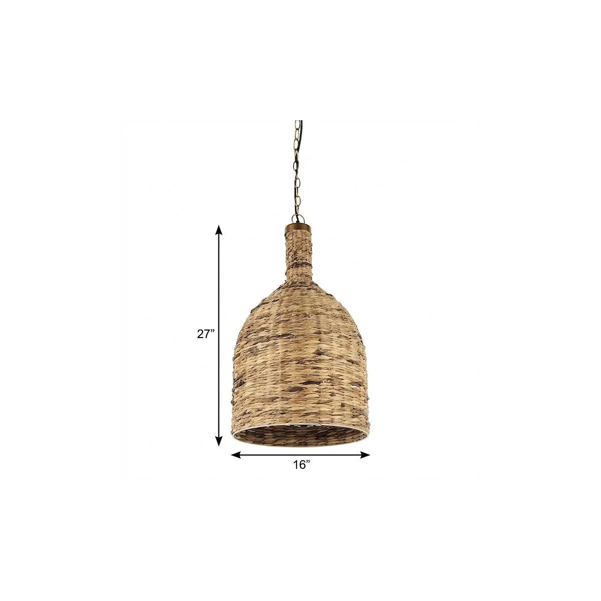Brown Metal Single Ceiling Light With Brown Shades Homeroots Lighting