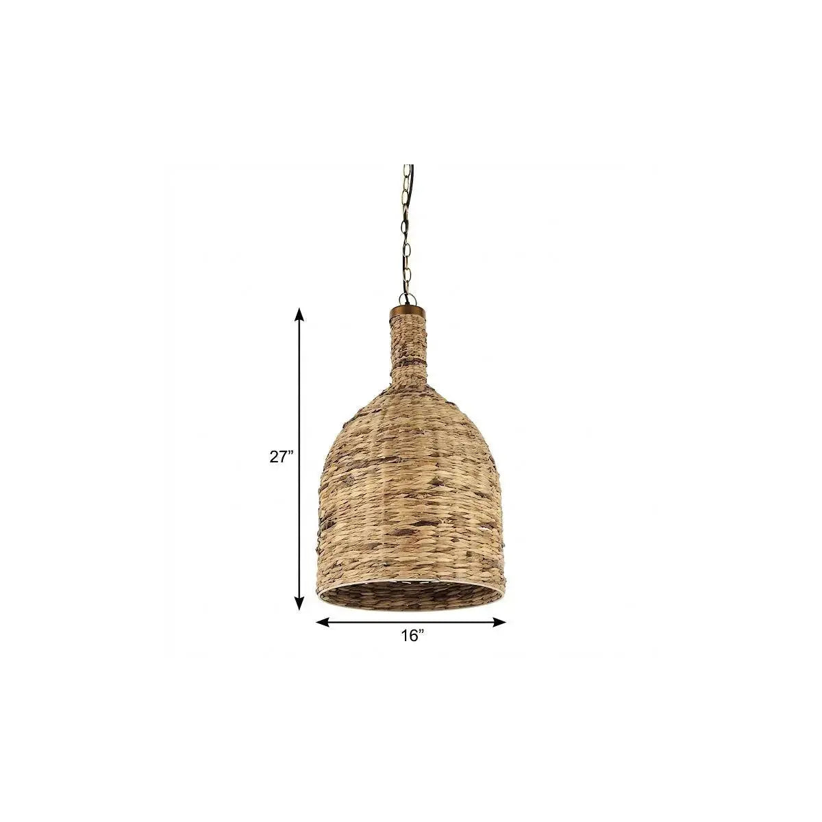 Brown Metal Single Ceiling Light With Brown Shades Homeroots Lighting