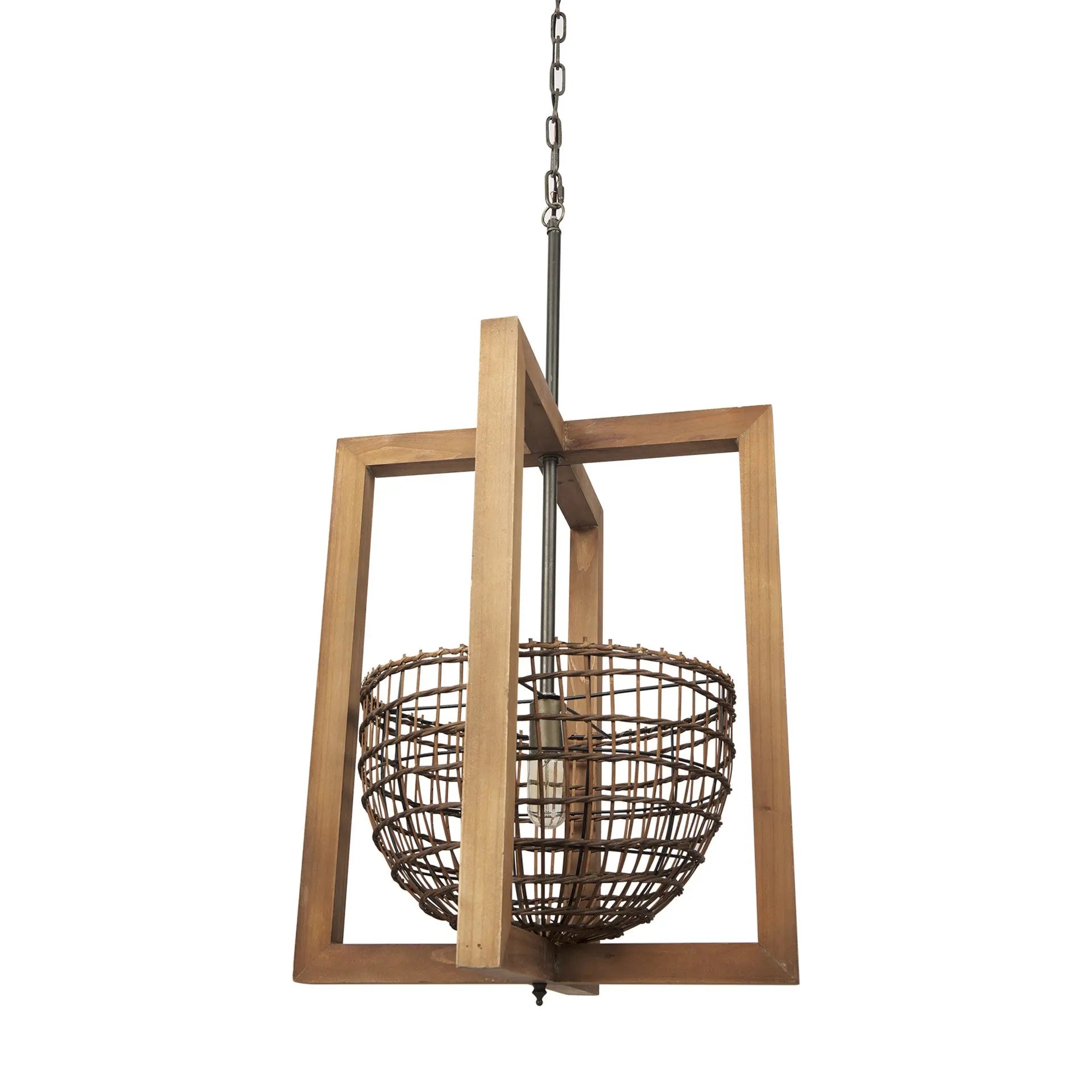 Brown Single Metal Dimmable Ceiling Light With Brown Shades Homeroots Lighting
