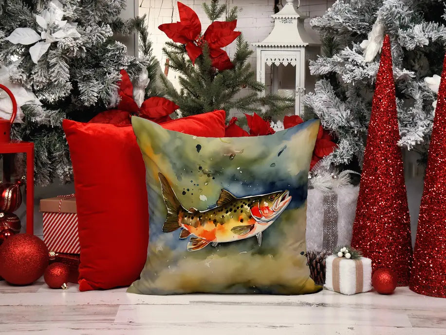 Brown Trout Pair of Pot Holders Caroline's Treasures