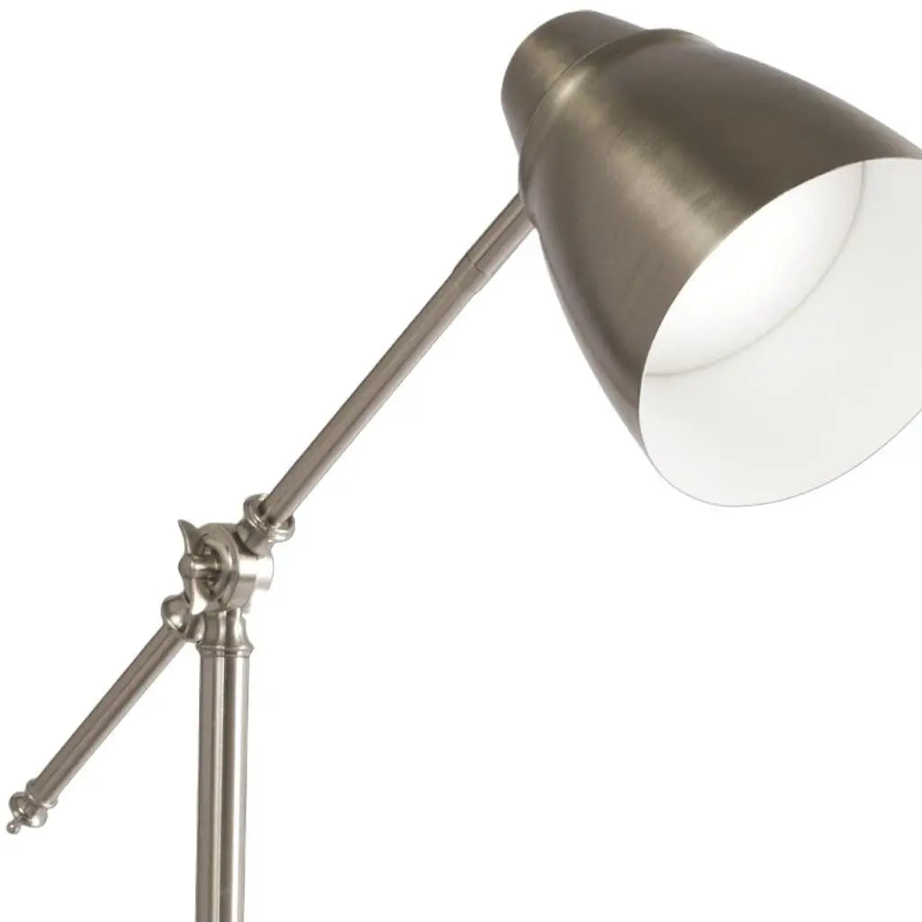 Brushed Silver LED Adjustable Desk Lamp Homeroots Lighting