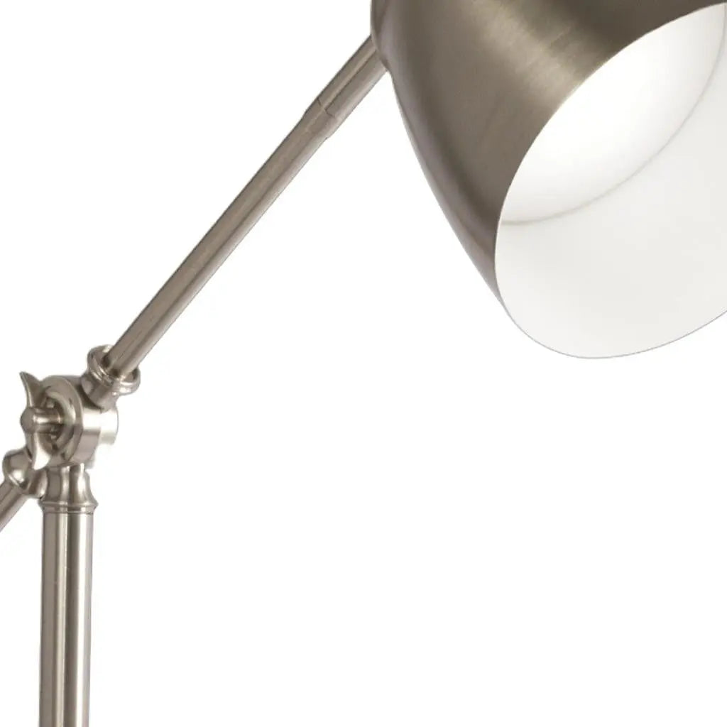 Brushed Silver LED Adjustable Desk Lamp Homeroots Lighting