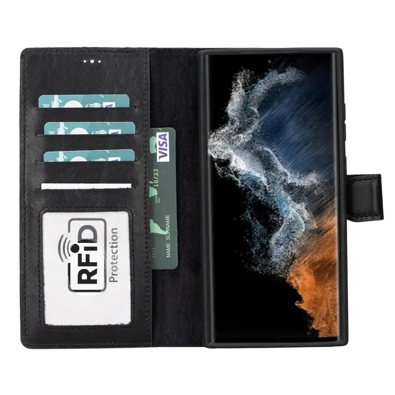 Buffalo Samsung Galaxy S20 Series Detachable Leather Wallet Case Toronata