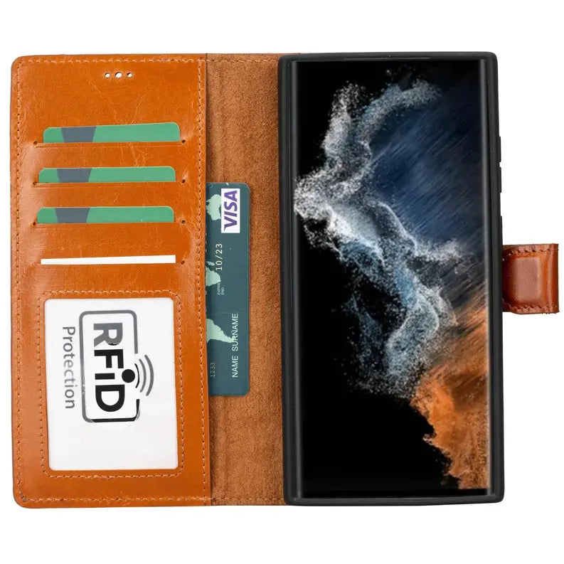 Buffalo Samsung Galaxy S20 Series Detachable Leather Wallet Case Toronata