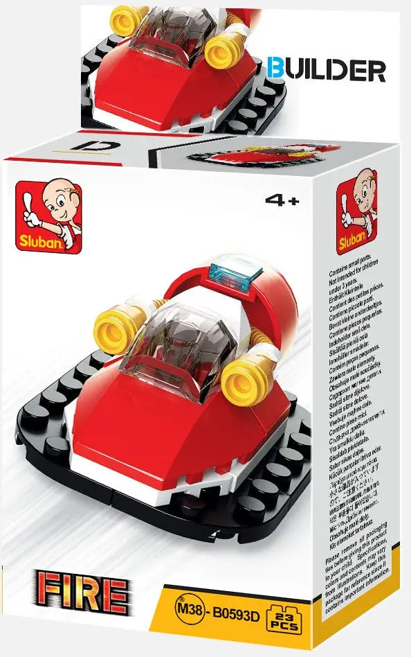 Builder Fire Building Brick Display Set, x2 of each kit A-D Texas Toy Distribution