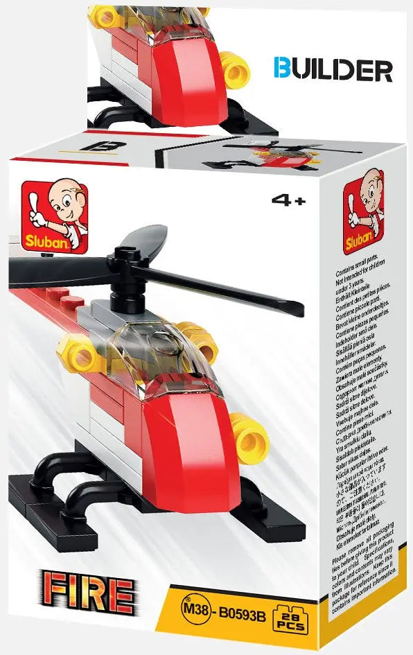 Builder Fire Building Brick Display Set, x2 of each kit A-D Texas Toy Distribution