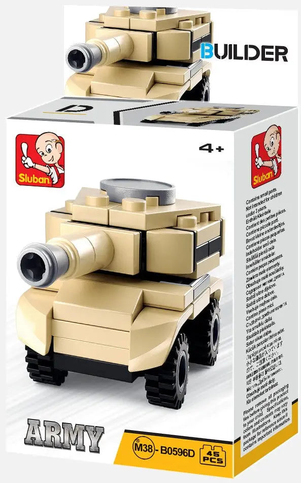 Builder Military Building Brick Display Set, x2 of each kit Texas Toy Distribution