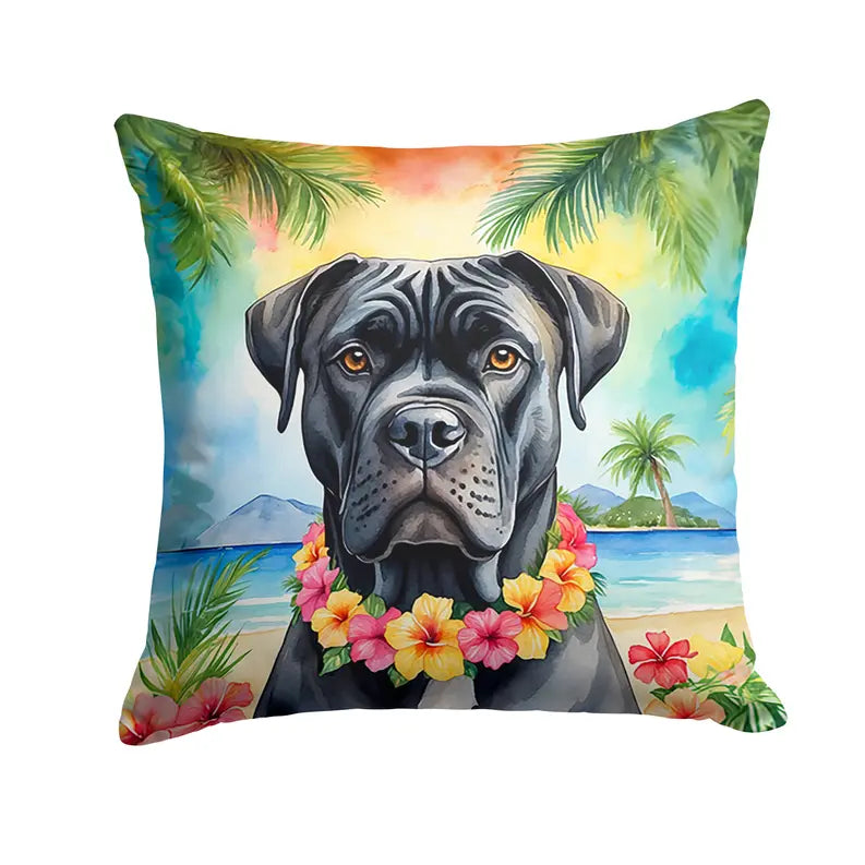 Bull Terrier Luau Pair of Pot Holders Caroline's Treasures