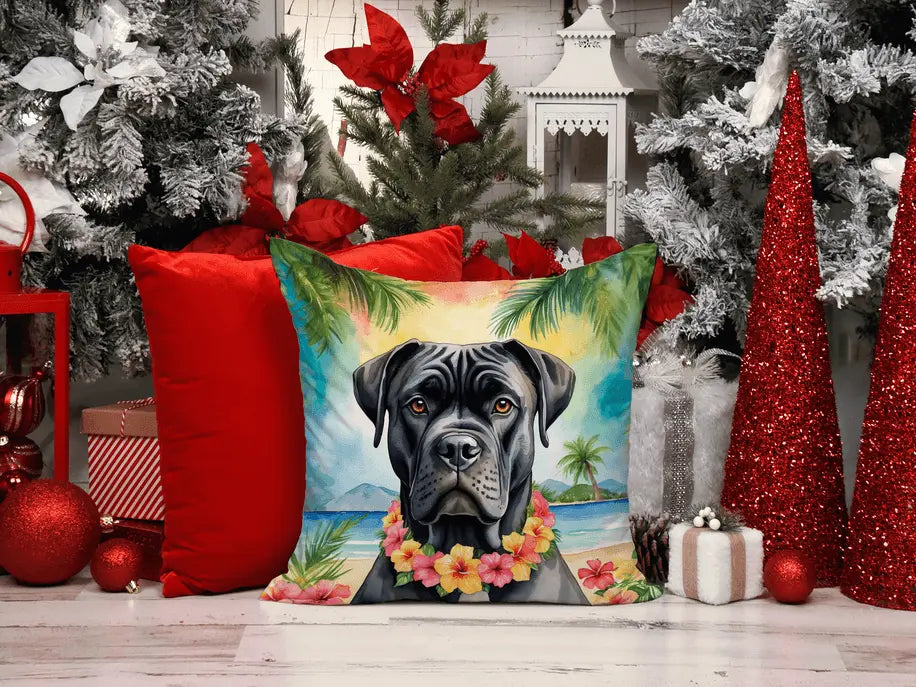 Bull Terrier Luau Pair of Pot Holders Caroline's Treasures