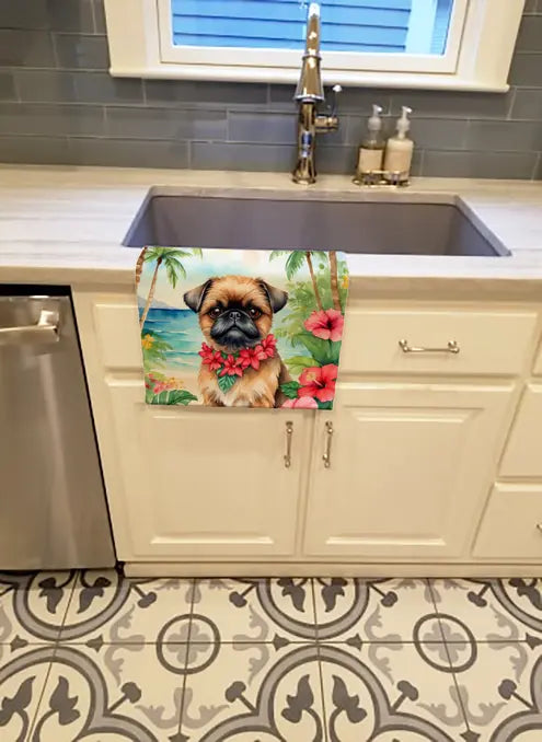 Bull Terrier Luau Pair of Pot Holders Caroline's Treasures