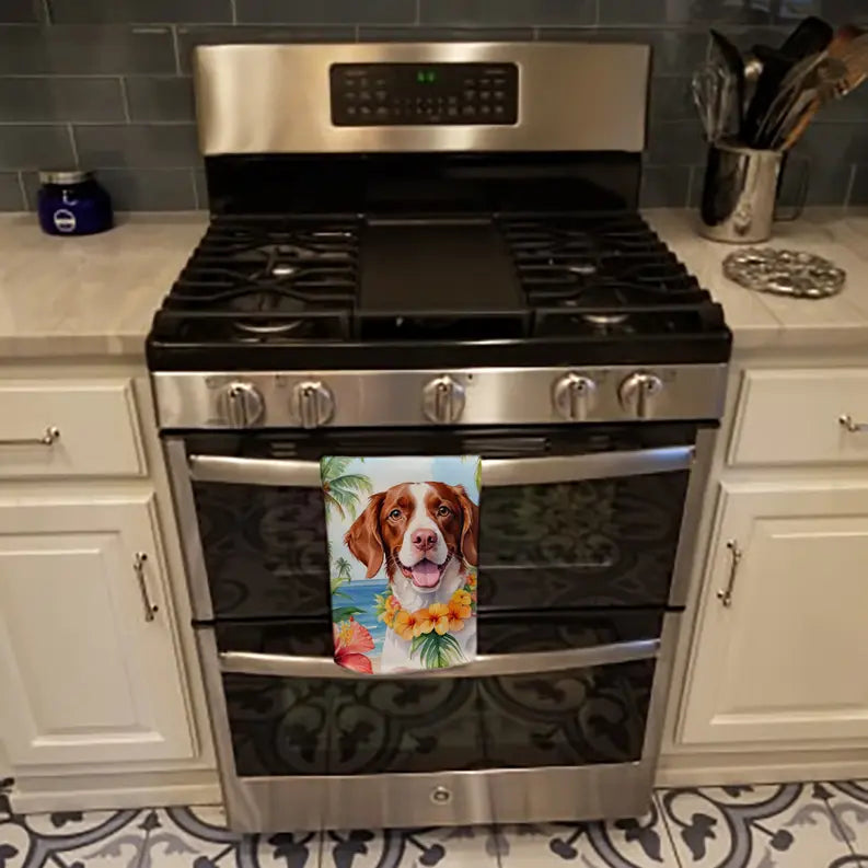 Bull Terrier Luau Pair of Pot Holders Caroline's Treasures