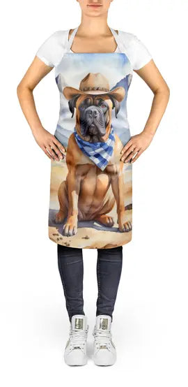 Bullmastiff Cowboy Welcome Apron Caroline's Treasures