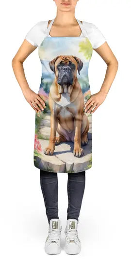Bullmastiff Spring Path Apron Caroline's Treasures