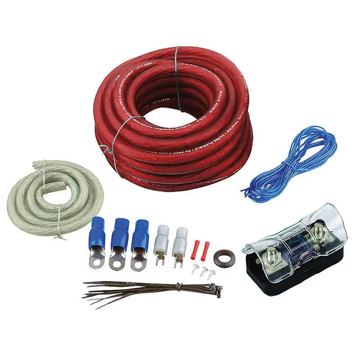 Bullz Audio 4 Gauge Amplifier Wiring Kit - 2000 Watts Xscorpion