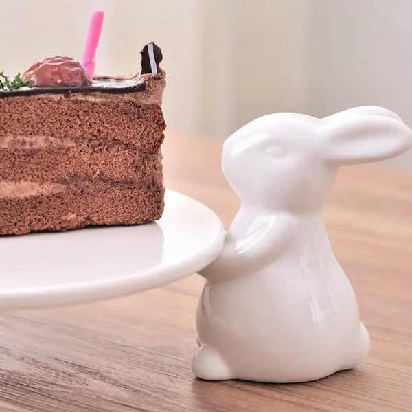 Bunny Rabbit Ceramic Plate Cocus Pocus
