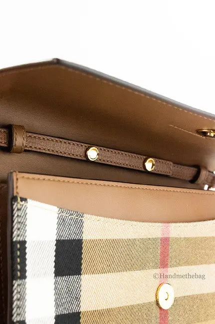 Burberry Henley Coca House Check Derby Convertible Wallet Crossbody JV Deals