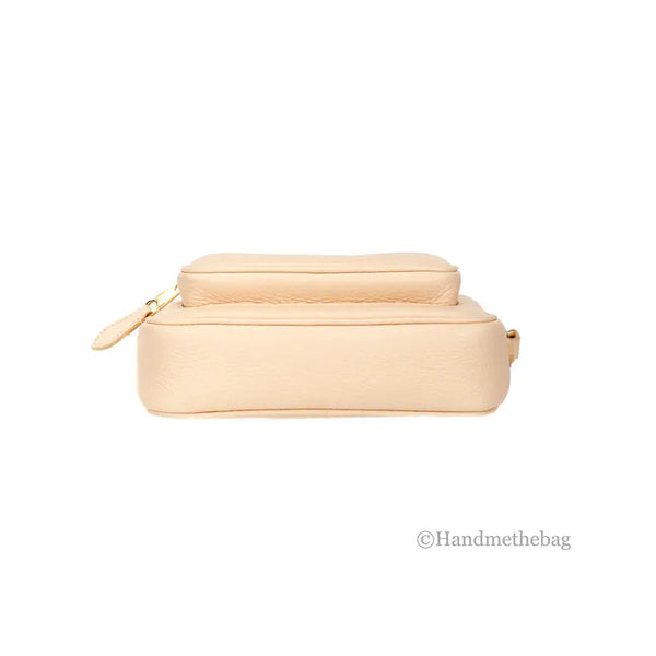 Burberry Small Peach Pink Leather Camera Crossbody Bag JV Deals