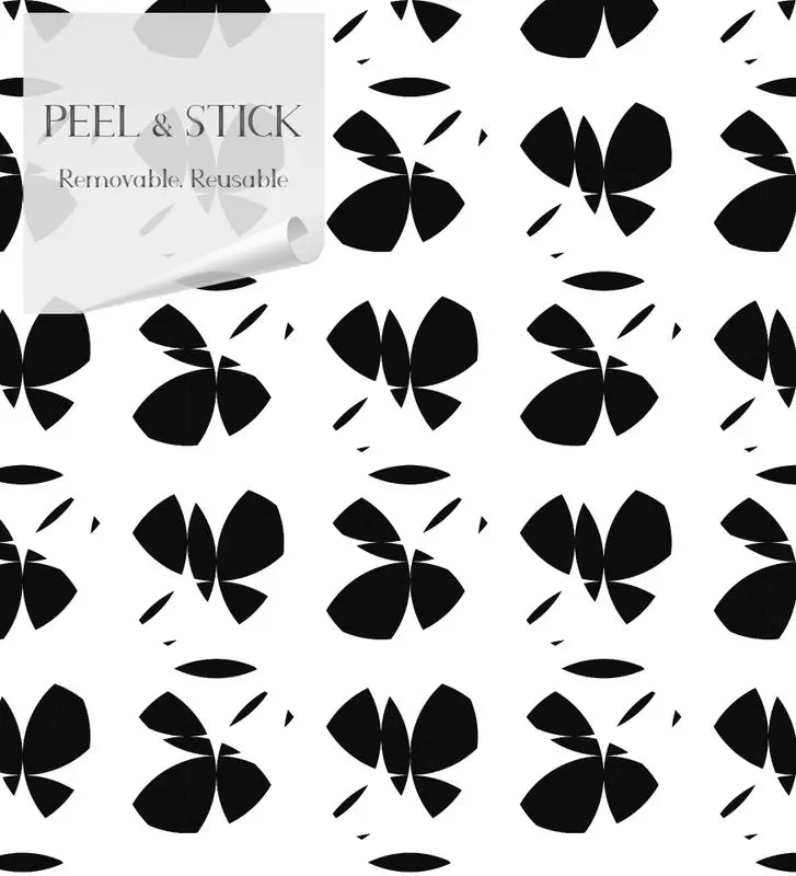 Butterfly ' Farmhouse Floral Peel & Stick Wallpaper SBC-LTD