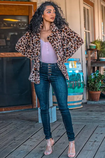 Buttons up Skinny Fit Denim Jeans SurelyMine