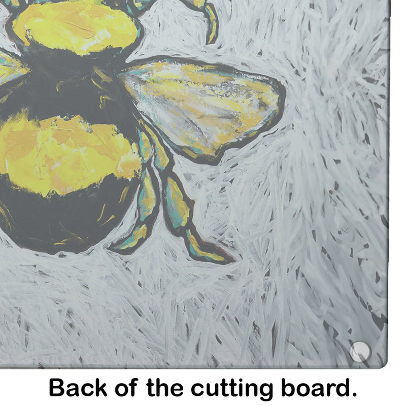 Buzzbee Bumblebee Glass Cutting Board Caroline's Treasures